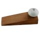 2 Pieces Cream Green Crackle Handmade Wooden Door Stopper